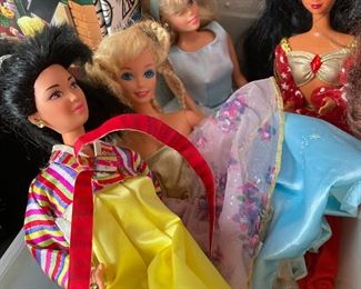 Assortment of Barbies