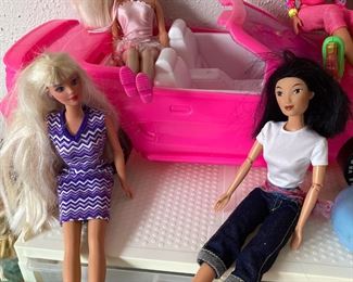 Assortment of Barbies, Mulan Barbie