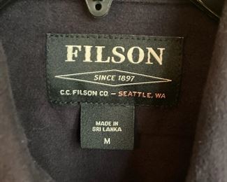 Button Down Filson Shirt Size Medium, Made in Seattle