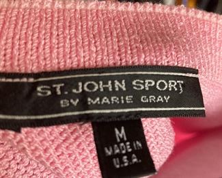 St. John Sport Pink Blouse