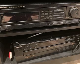 Pioneer CD CDV LD Player, CLD-3070, Sony 5 Disc Changing System CDP-C345