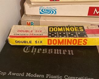 Assortment of Board Games, Dominoes