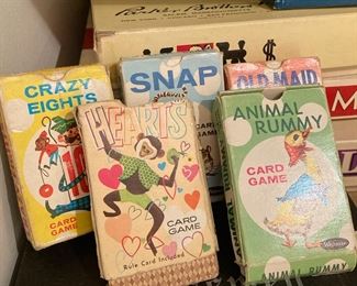 Vintage Children's Card Games
