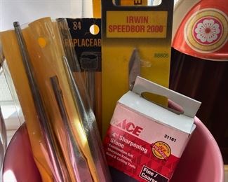 Irwin Speedbor 2000, Sharpening Stone