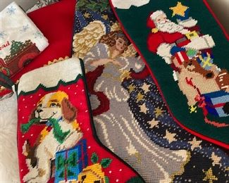 Needlepoint Christmas Stockings