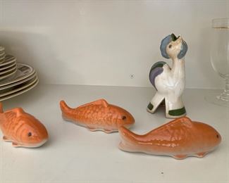 Coy Fish Figurines