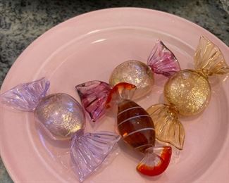 Blown Glass Candy Decor
