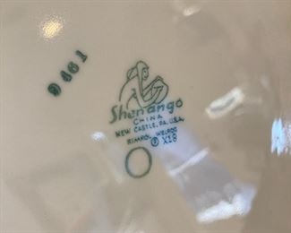 Shenango Charger Plate Monogramed with B