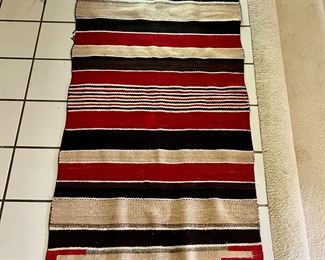 (2) small Navajo Rugs (edge issue on one) / upstairs 