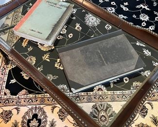  Top of Coffee Table  with Antique Books