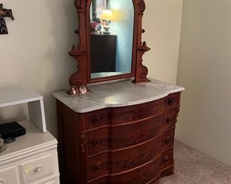 Beautiful Antique Dresser / downstairs 