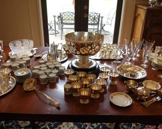 Sterling silver and silver plate