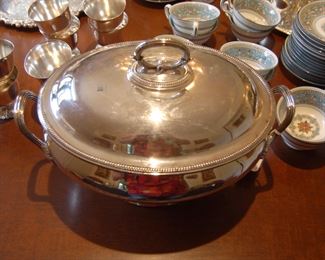 Silver plate casserole