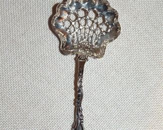 Sterling silver nut spoon