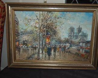 Original Antoine Blanchard painting