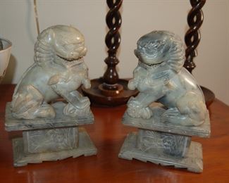 Pair of Foo dogs 