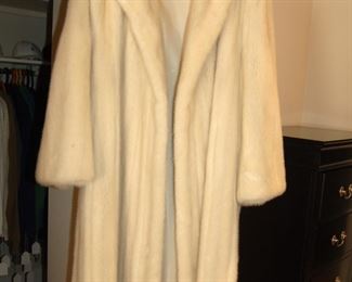 Full length fur coat