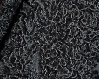 Detail of fur coat