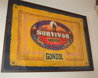 Original "Survivor" flag bought at auction