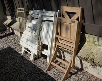 Folding chairs