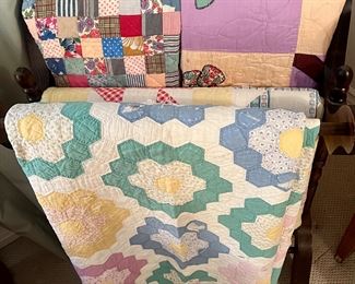 Quilts ….Over the chair Patio condition 