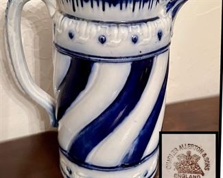 Charles Allergon & Sons Pitcher very collectible/attractive piece