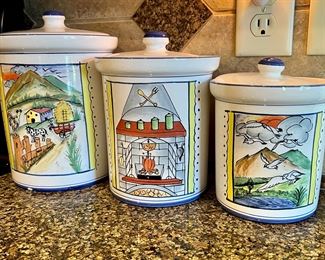 Italy Williams & Sonoma Canister Set