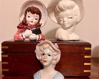 Head Vases Vintage