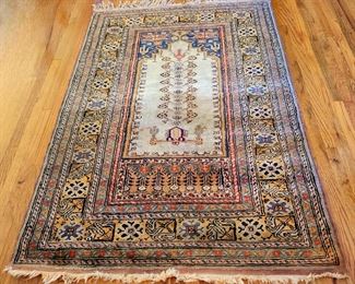 3' x 4 1/2' Turkish Prayer Rug $179 or bid #16