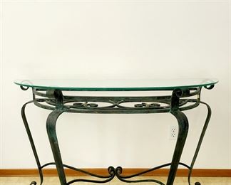 Iron and Glass Console Table $129 and NOW 50% OFF