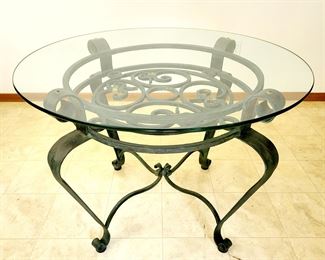 Iron and Glass End Table $69 and NOW 50% OFF