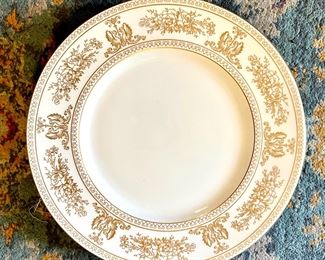 Wedgewood “Gold Columbia” Dinner Plates