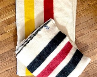 Vintage Hudson Bay Style Blankets