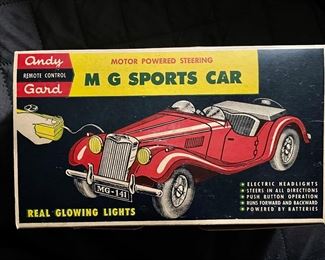 Andy Gard Remote Control MG Sports Car in Original Box