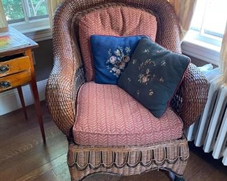 Ornate Wicket Chair