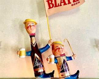 Rare Lighted Blatz Beer Advertising