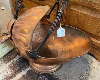 Copper Coal Bucket