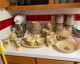 Mixer, Cannister Set, Dishes