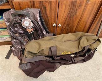 Hunting Backpack and Duffle bag