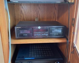 DVD Player, Cassette Player, Receiver