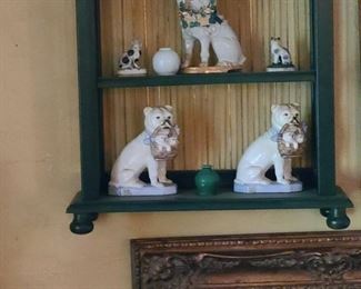 Several Staffordshire Style Dogs