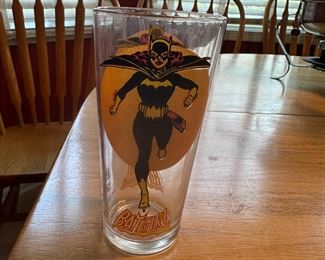 Vintage Batgirl Glass 
