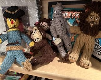 Crocheted Wizard of Oz Figures