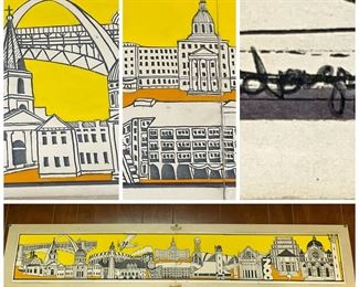 original artwork as mockup for mural at State Hospital on Arsenal