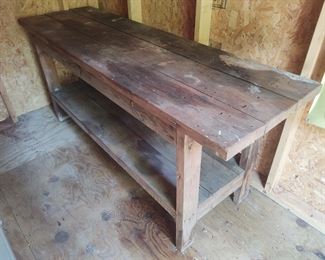 Solid Wood Work Table