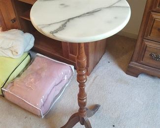 Marble Top Round Table