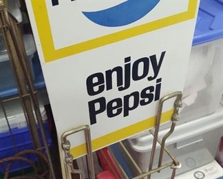 Vintage Pepsi Cola Bottle Stand