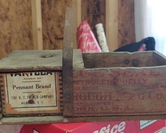 Antique Farm Boxes