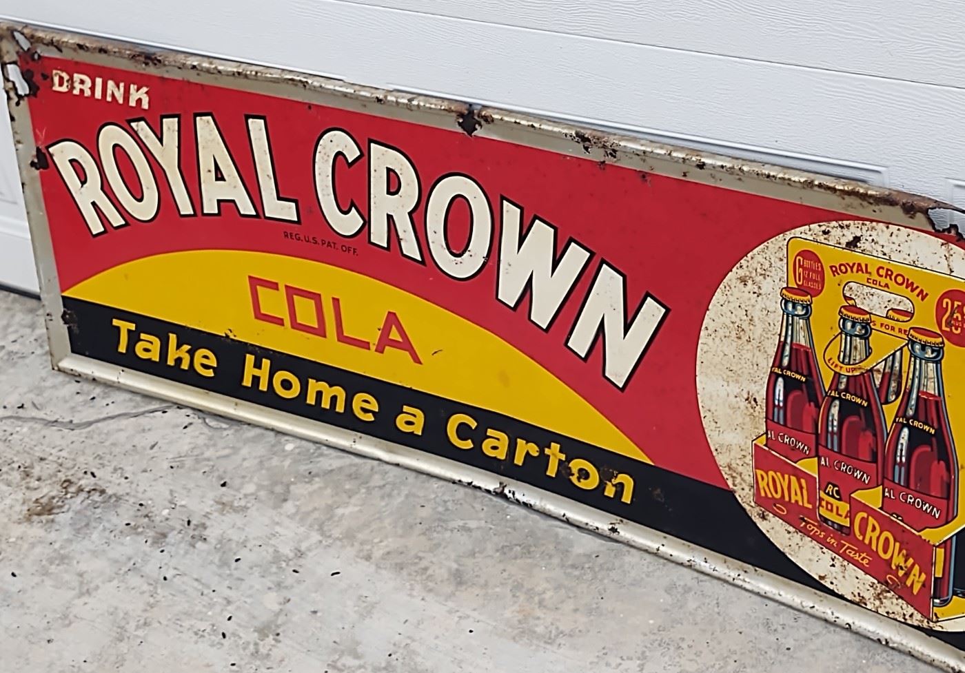 Antique Royal Crown Cola Sign