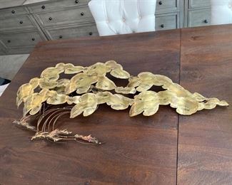 Vintage Simmons metal wall sculpture